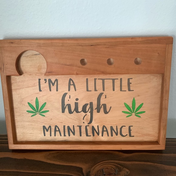 Other - New!!!! Handcrafted rolling/valet tray